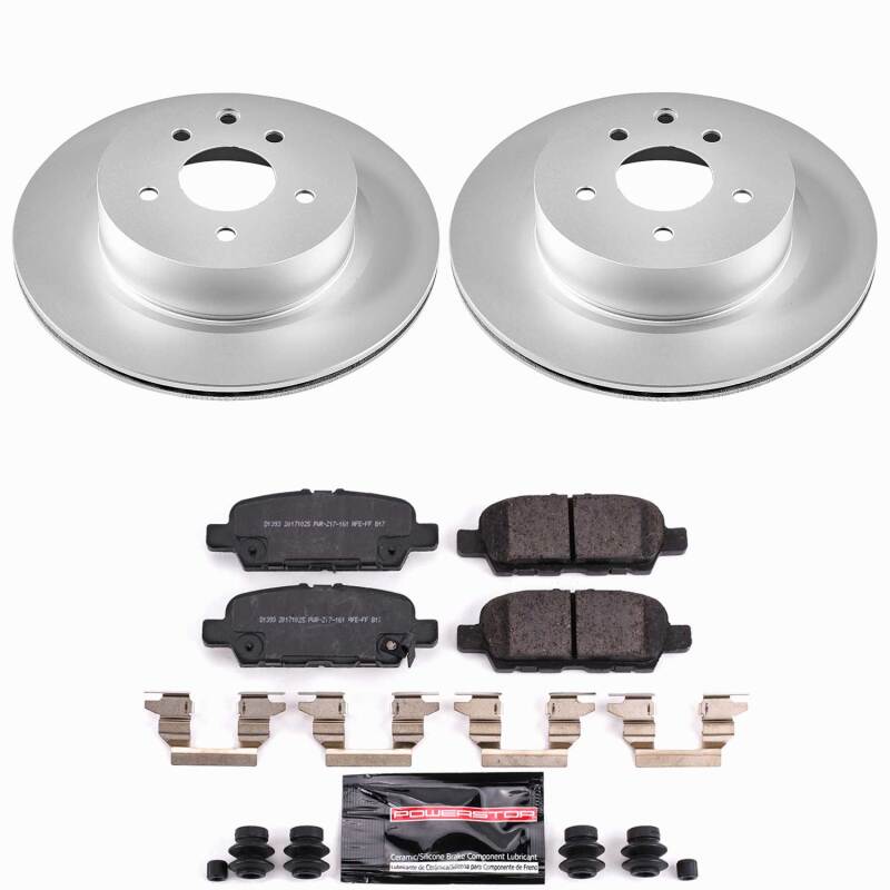 Infiniti EX35 Brake Kit - Rear - PowerStop - Z23 Coated - `09-`12