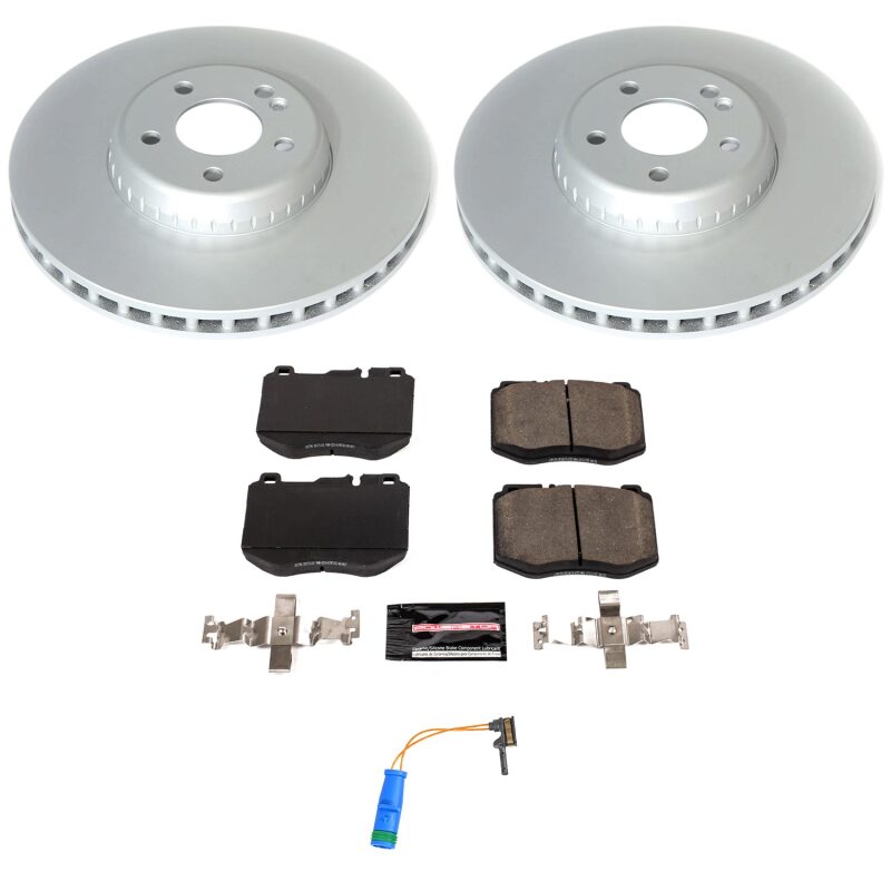 Mercedes-Benz E300 Brake Kit - Front - PowerStop - Z23 Coated - 2017