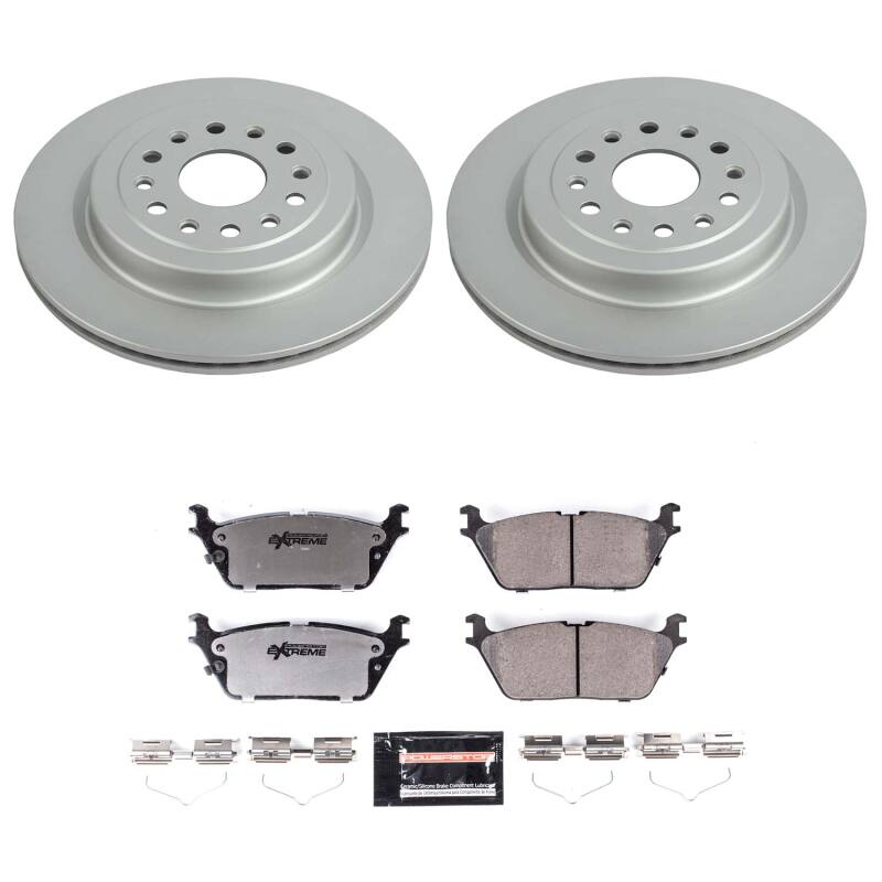 Ram 1500 Brake Kit - Rear - PowerStop - Z36 Coated Truck & Tow - `19-`25