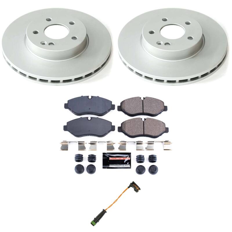 Mercedes-Benz Metris Brake Kit - Front - PowerStop - Z23 Coated - `16-`23
