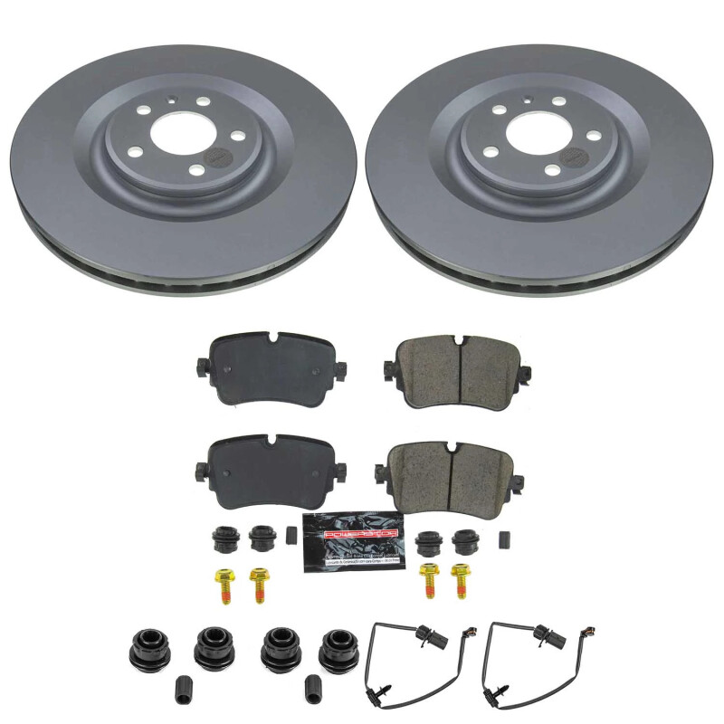 Audi A8 Quattro Brake Kit - Rear - PowerStop - Z23 Coated - `19-`20