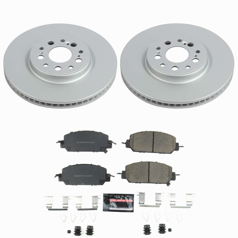 Honda Clarity Brake Kit - Front - PowerStop - Z23 Coated - `17-`21