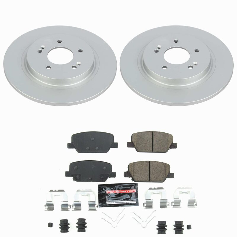 Hyundai Palisade Brake Kit - Rear - PowerStop - Z23 Coated - `20-`25