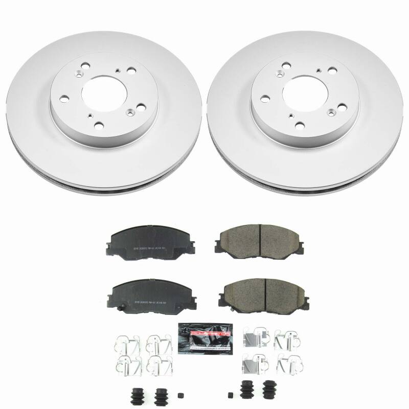 Honda Civic Brake Kit - Front - PowerStop - Z23 Coated - `22-`24