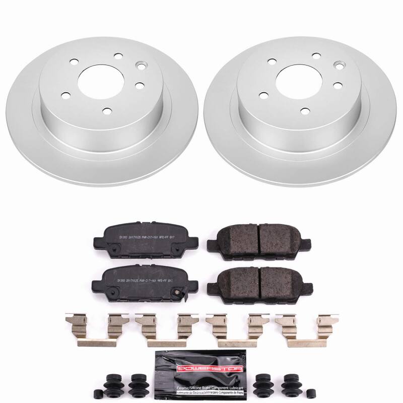Nissan Sentra Brake Kit - Rear - PowerStop - Z23 Coated - 2019