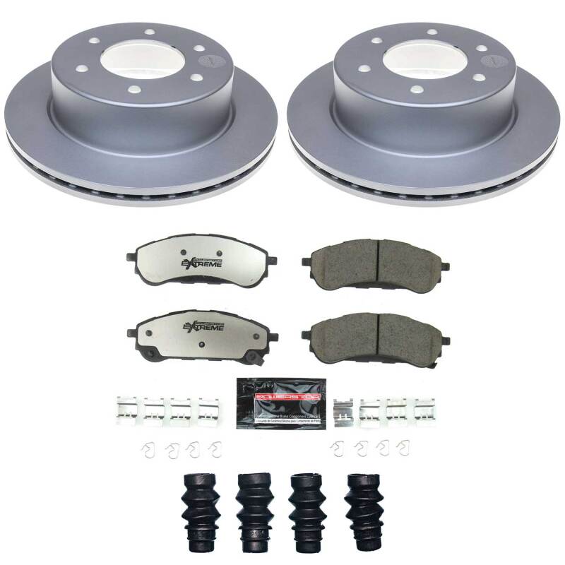 Ford Ranger Brake Kit - Rear - PowerStop - Z36 Coated Truck & Tow - `19-`23