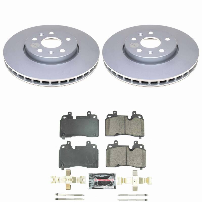 Chevrolet Corvette Brake Kit - Front - PowerStop - Z23 Coated - `20-`25