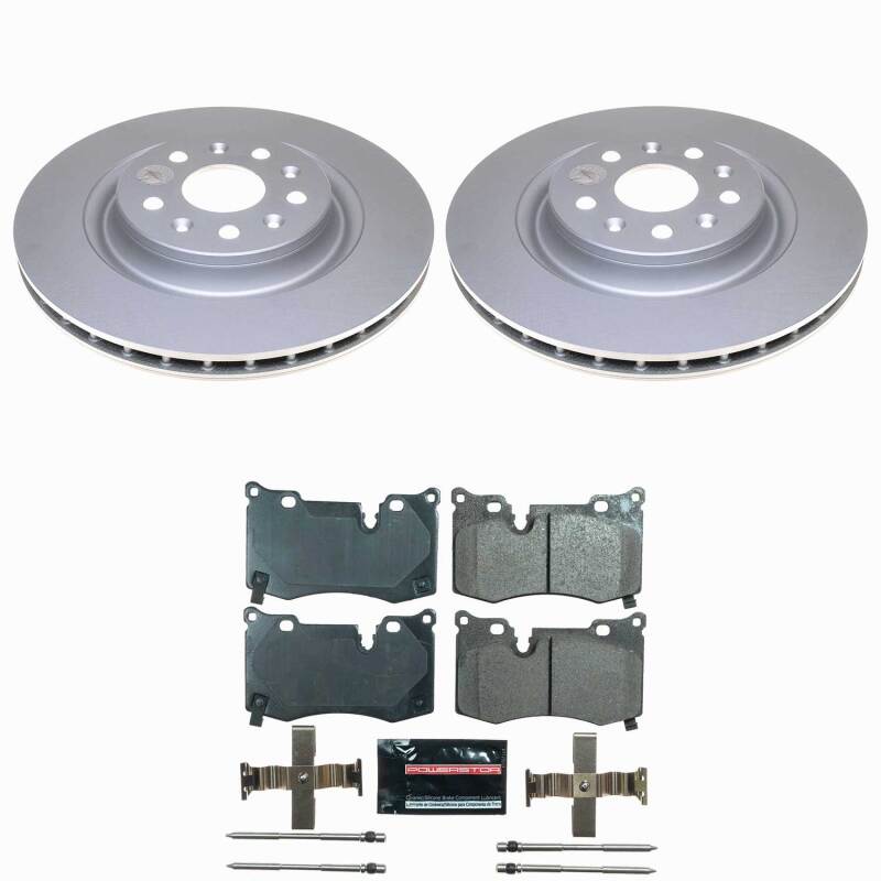 Chevrolet Corvette Brake Kit - Rear - PowerStop - Z23 Coated - `20-`25