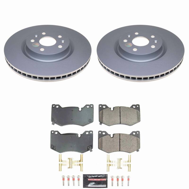 Chevrolet Corvette Brake Kit - Front - PowerStop - Z23 Coated - `20-`25