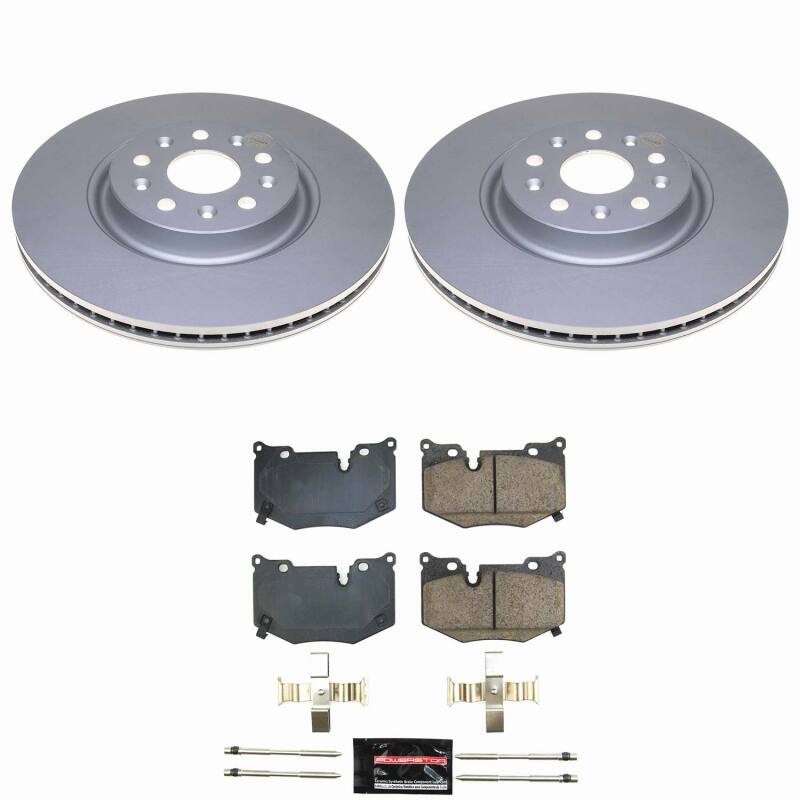 Chevrolet Corvette Brake Kit - Rear - PowerStop - Z23 Coated - `20-`25