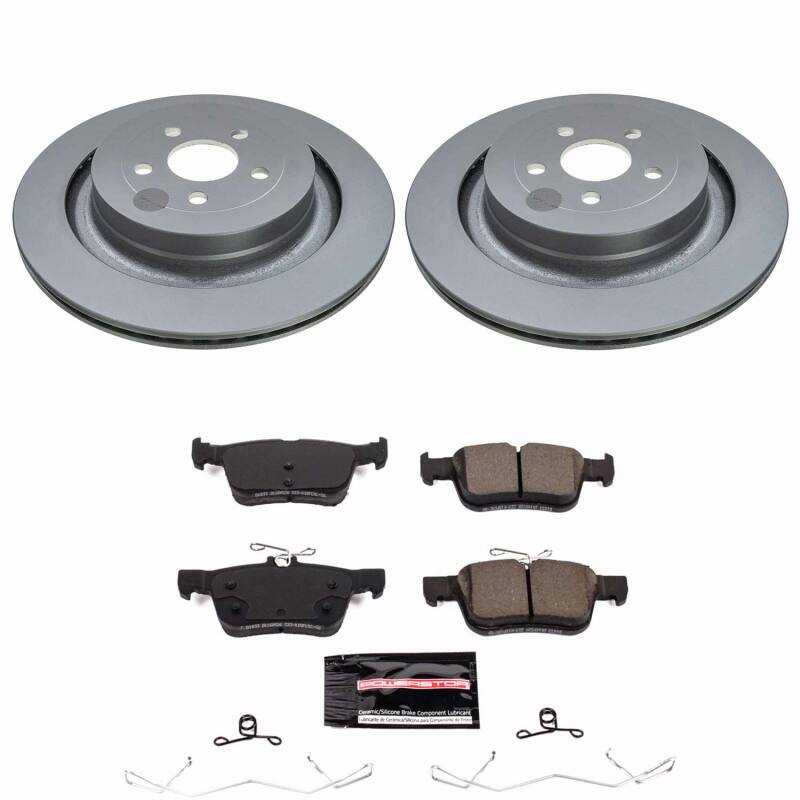Ford Edge Brake Kit - Rear - PowerStop - Z23 Coated - `19-`24