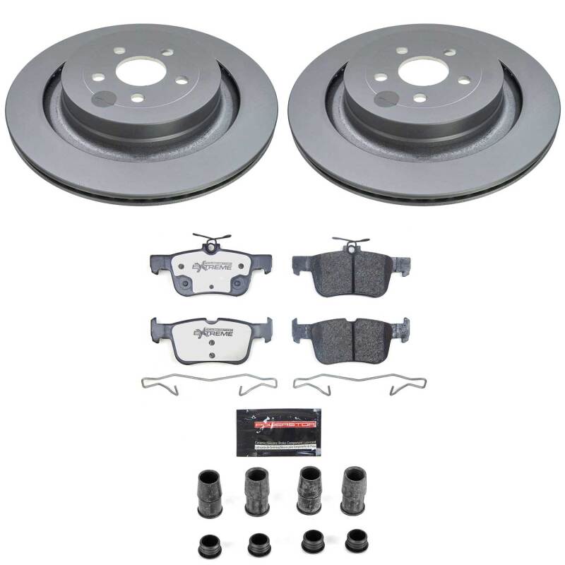 Ford Edge Brake Kit - Rear - PowerStop - Z36 Coated Truck & Tow - `19-`24