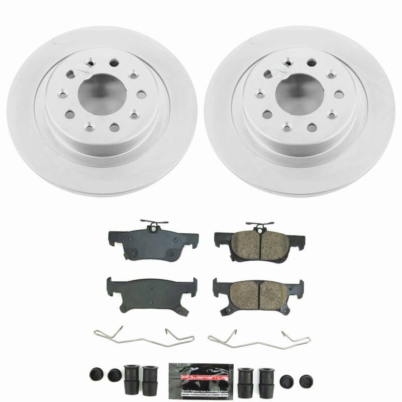 Buick Envision Brake Kit - Rear - PowerStop - Z23 Evolution Coated - `17-`18