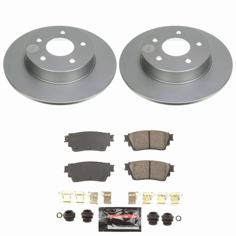 Nissan Altima Brake Kit - Rear - PowerStop - Z23 Coated - `19-`25
