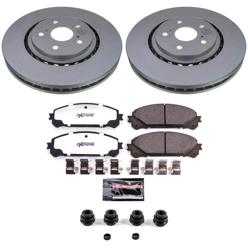 Toyota RAV4 Brake Kit - Front - PowerStop - Z36 Coated Truck & Tow - 2025+