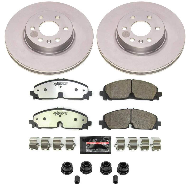 Chevrolet Colorado Brake Kit - Front - PowerStop - Z36 Coated Truck & Tow - `21-`22