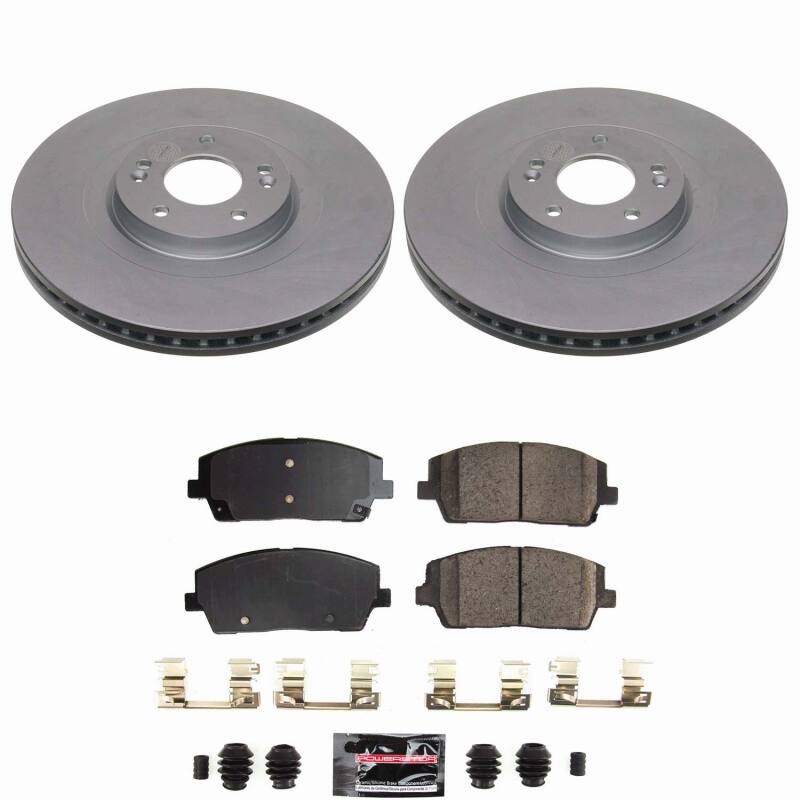 Hyundai Palisade Brake Kit - Front - PowerStop - Z23 Coated - `20-`25