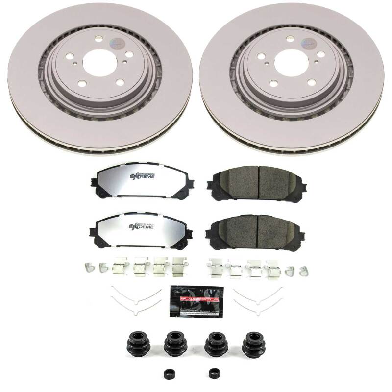Lexus RX350 Brake Kit - Front - PowerStop - Z36 Coated Truck & Tow - `23-`25