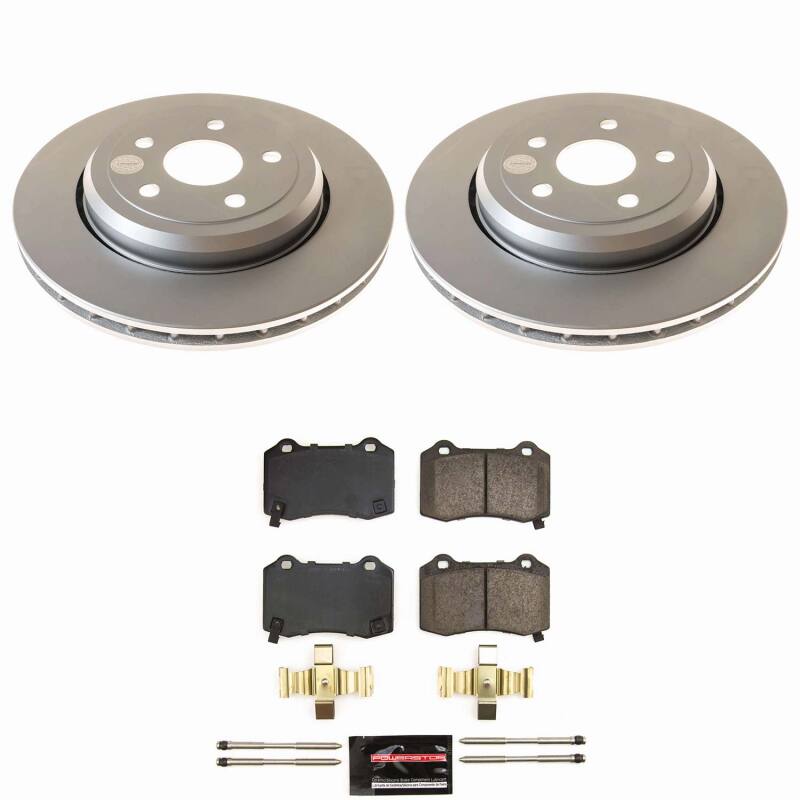 Dodge Durango Brake Kit - Rear - PowerStop - Z23 Coated - `18-`26