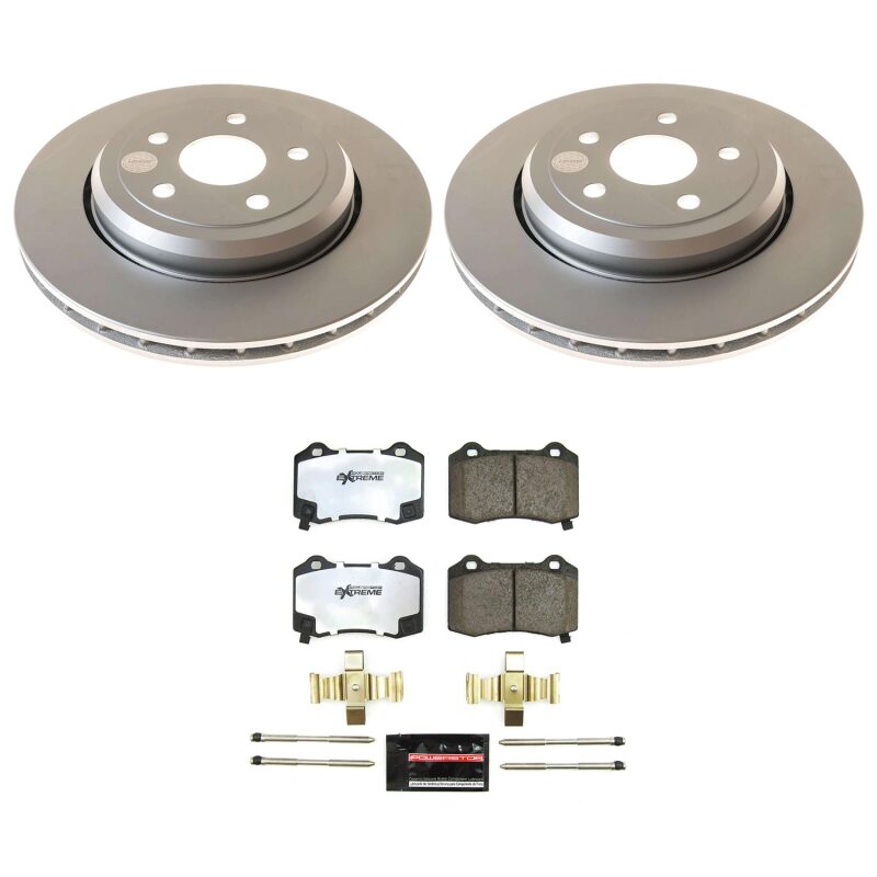 Dodge Durango Brake Kit - Rear - PowerStop - Z36 Coated Truck & Tow - `18-`26