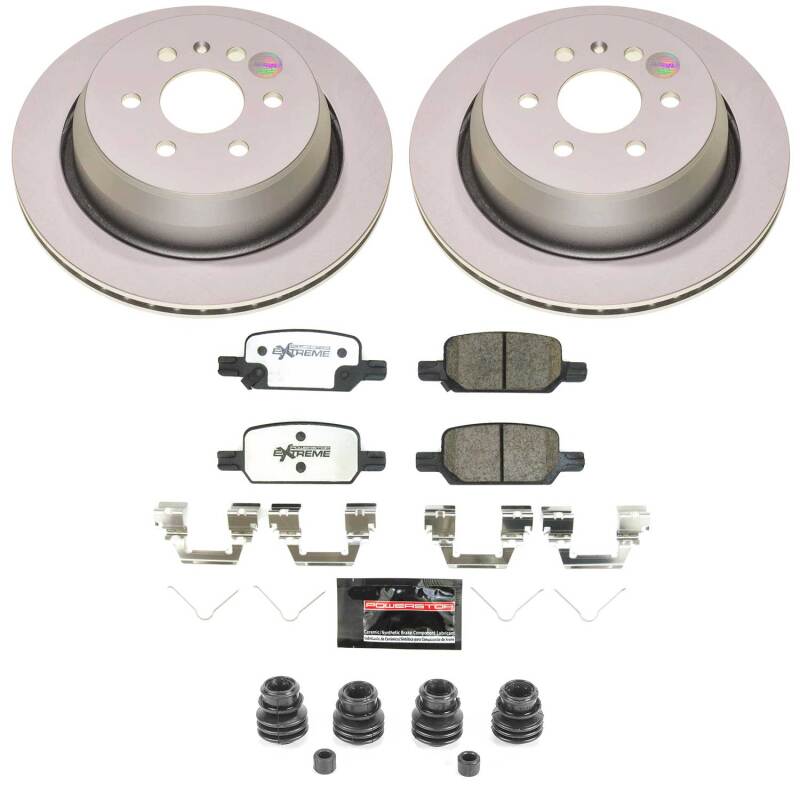 Chevrolet Colorado Brake Kit - Rear - PowerStop - Z36 Coated Truck & Tow - `21-`22
