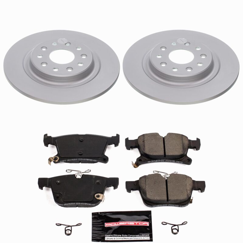 Chrysler Pacifica Brake Kit - Rear - PowerStop - Z23 Coated - `20-`25