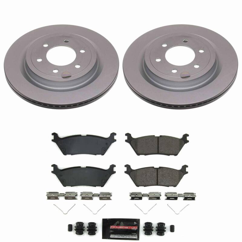 Ford F-150 Brake Kit - Rear - PowerStop - Z23 Coated - `21-`26