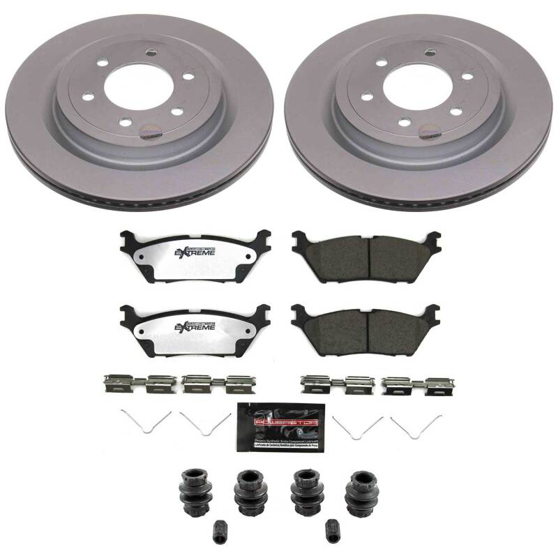 Ford F-150 Brake Kit - Rear - PowerStop - Z36 Coated Truck & Tow - `21-`26