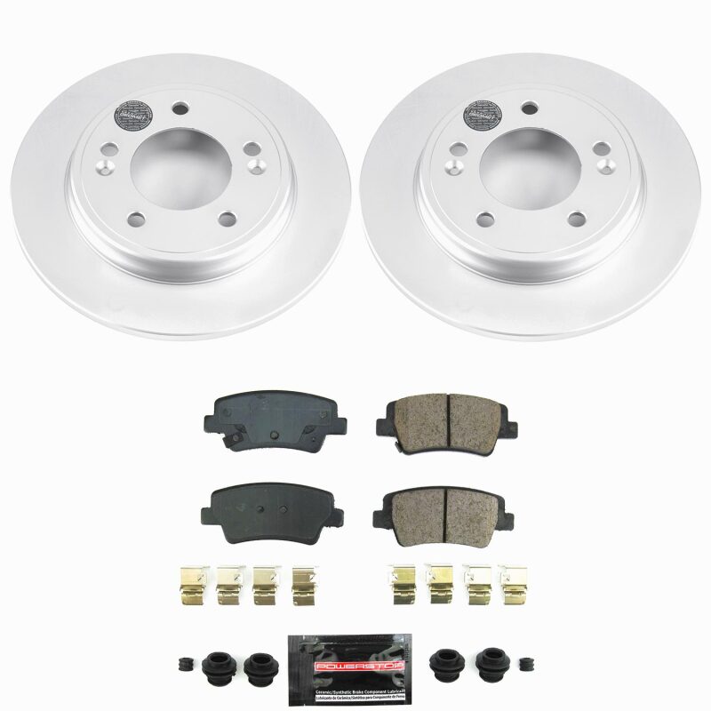 Hyundai Elantra Brake Kit - Rear - PowerStop - Z23 Coated - `21-`25