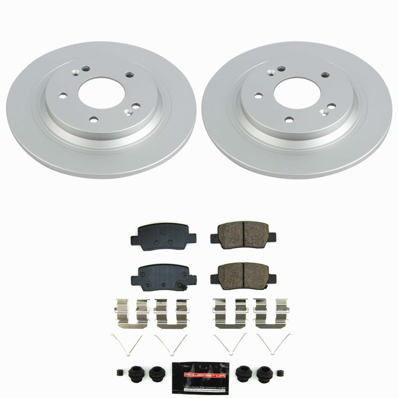 Kia Seltos Brake Kit - Rear - PowerStop - Z23 Coated - `21-`25