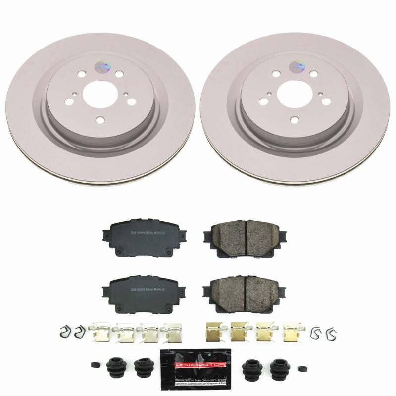 Lexus RX350 Brake Kit - Rear - PowerStop - Z23 Coated - `23-`25