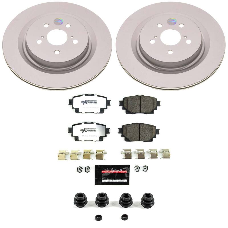 Lexus RX350 Brake Kit - Rear - PowerStop - Z36 Coated Truck & Tow - `23-`25