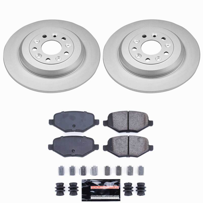Ford Edge Brake Kit - Rear - PowerStop - Z23 Coated - `13-`14