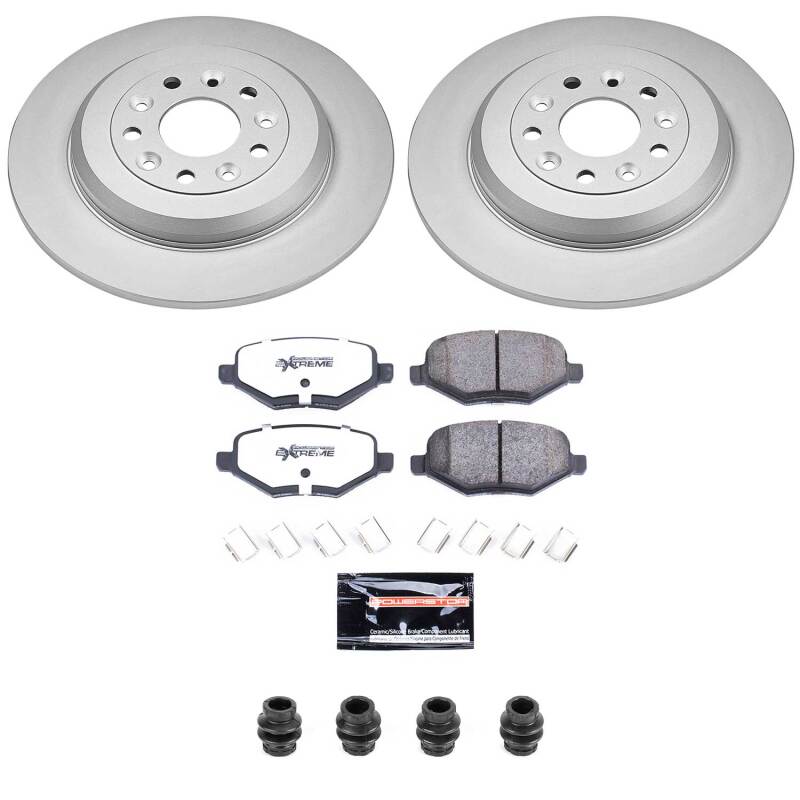 Ford Edge Brake Kit - Rear - PowerStop - Z36 Coated Truck & Tow - `13-`14