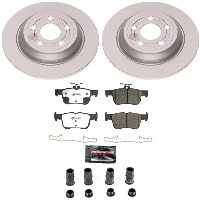 Ford Maverick Brake Kit - Rear - PowerStop - Z36 Coated Truck & Tow - `22-`26