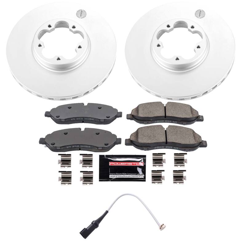 Ford Transit-350 HD Brake Kit - Front - PowerStop - Z23 Coated - `20-`24