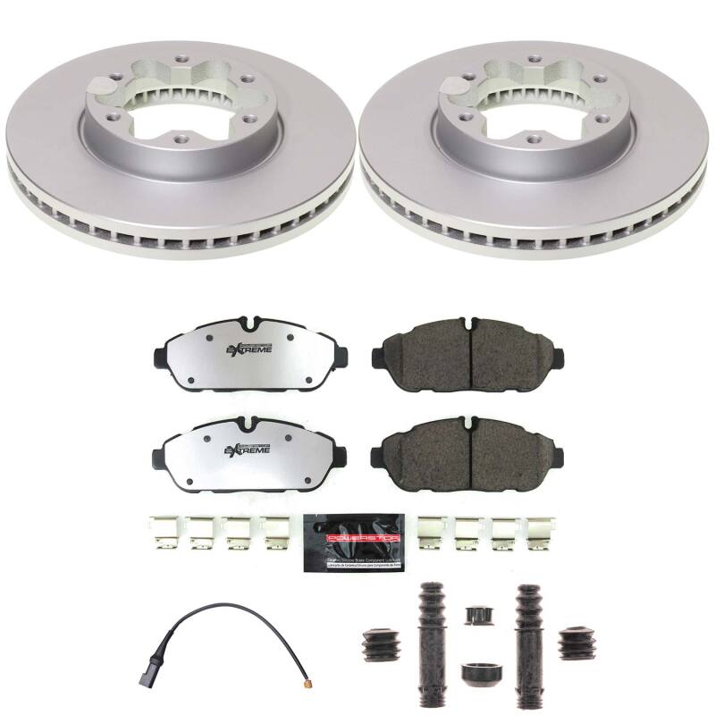 Ford Transit-150 Brake Kit - Front - PowerStop - Z36 Coated Truck & Tow - `20-`24