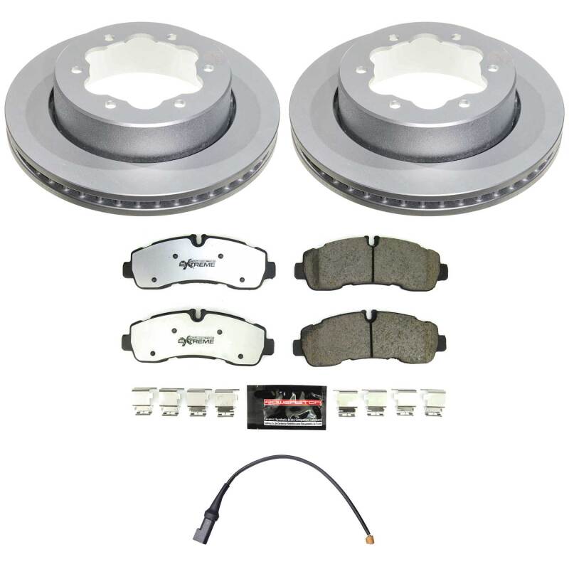 Ford Transit-350 HD Brake Kit - Rear - PowerStop - Z36 Coated Truck & Tow - `20-`24