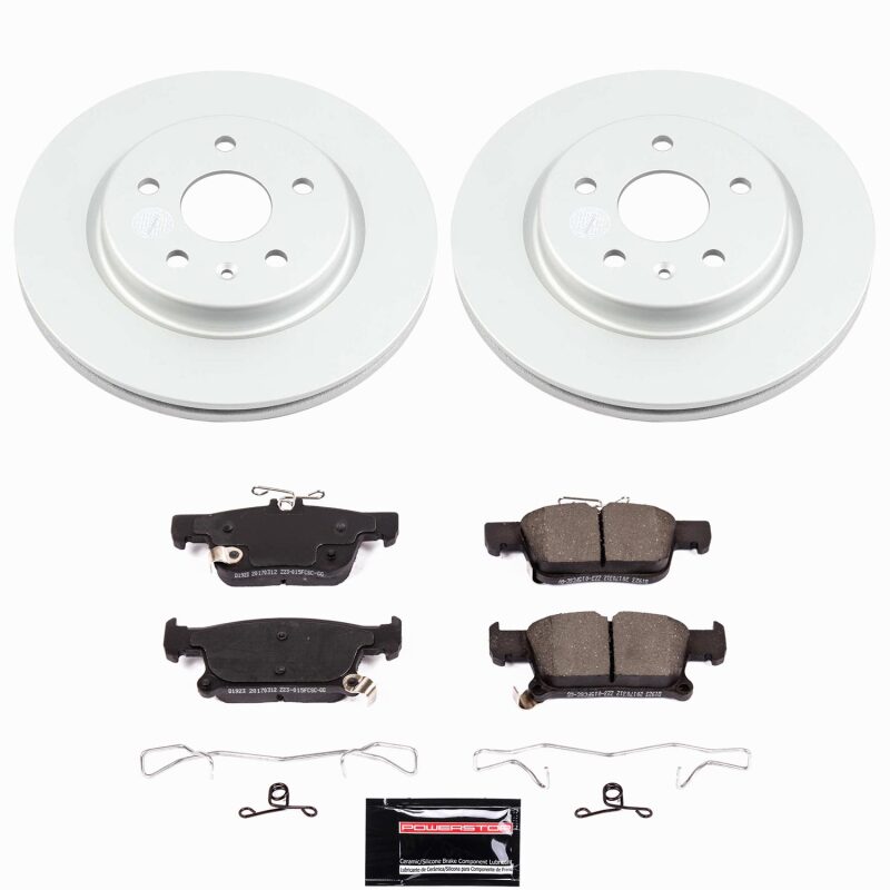 Buick Envision Brake Kit - Rear - PowerStop - Z23 Coated - `19-`20