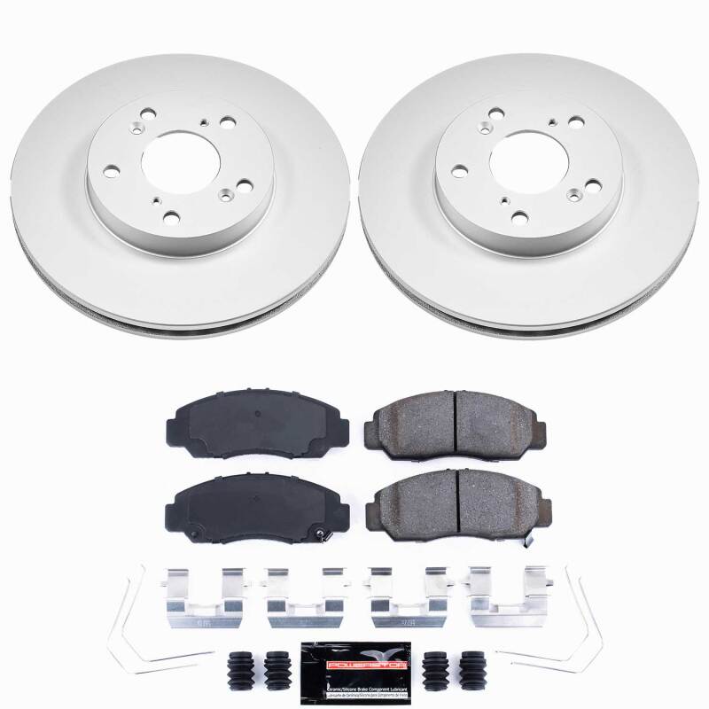 Honda Civic Brake Kit - Front - PowerStop - Z23 Coated - `06-`11
