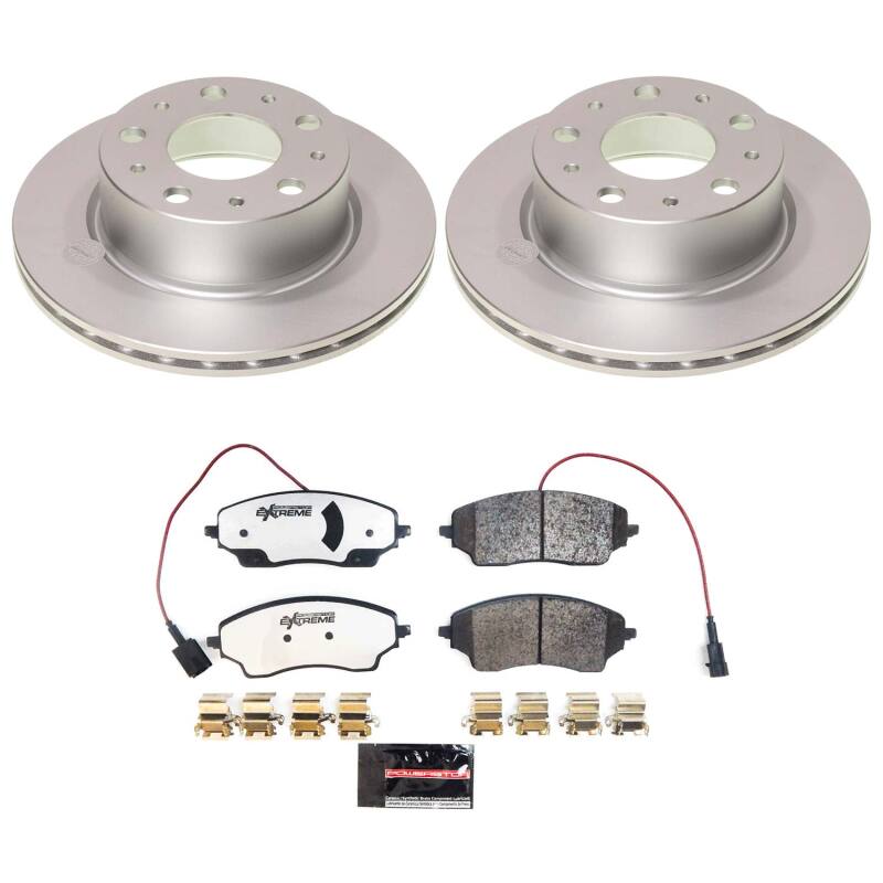 Ram ProMaster 1500 Brake Kit - Rear - PowerStop - Z36 Coated Truck & Tow - `22-`25