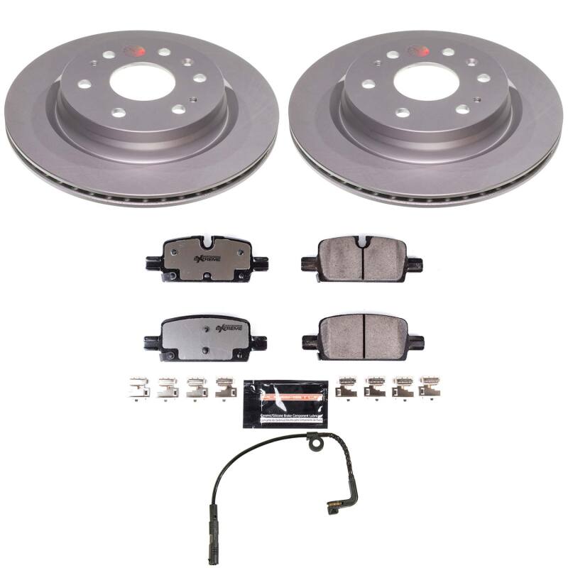 Chevrolet Colorado Brake Kit - Rear - PowerStop - Z36 Coated Truck & Tow - `23-`25