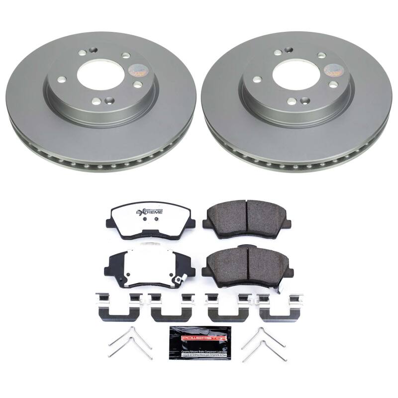 Kia Niro Brake Kit - Front - PowerStop - Z36 Coated Truck & Tow - `23-`24