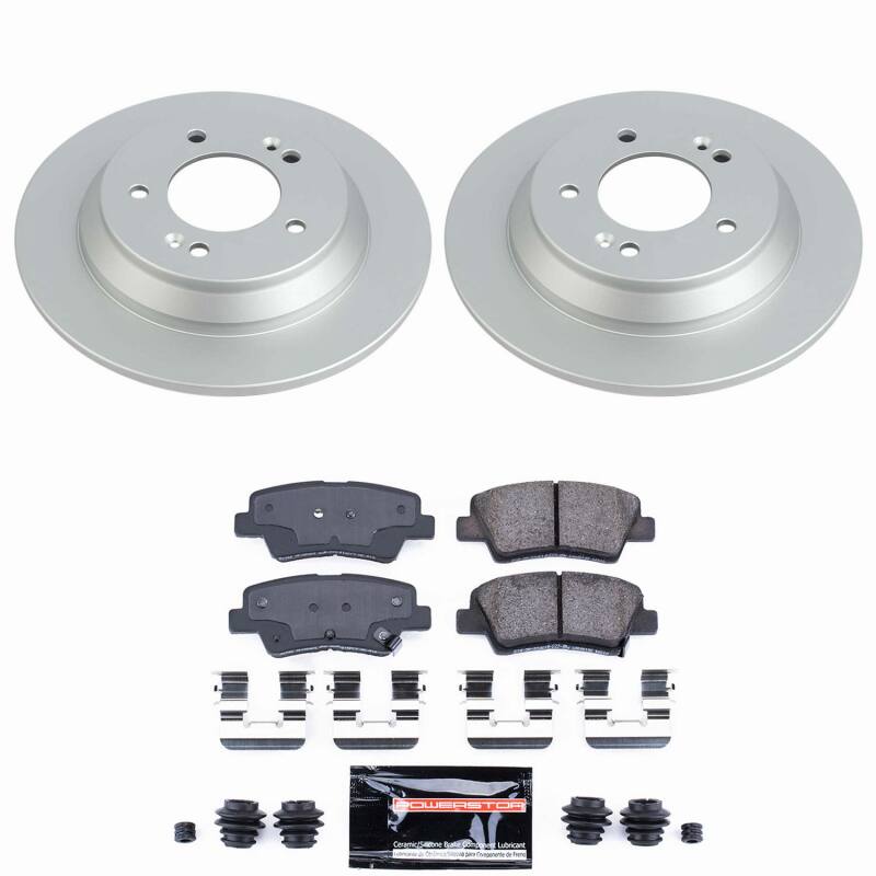Hyundai Kona Brake Kit - Rear - PowerStop - Z23 Coated - `22-`23