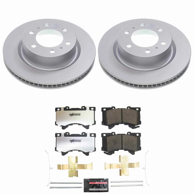Toyota Tacoma Brake Kit - Front - PowerStop - Z36 Coated Truck & Tow - `24-`25