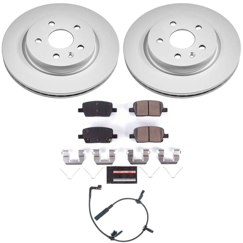 Cadillac CT6 Brake Kit - Rear - PowerStop - Z23 Coated - 2020