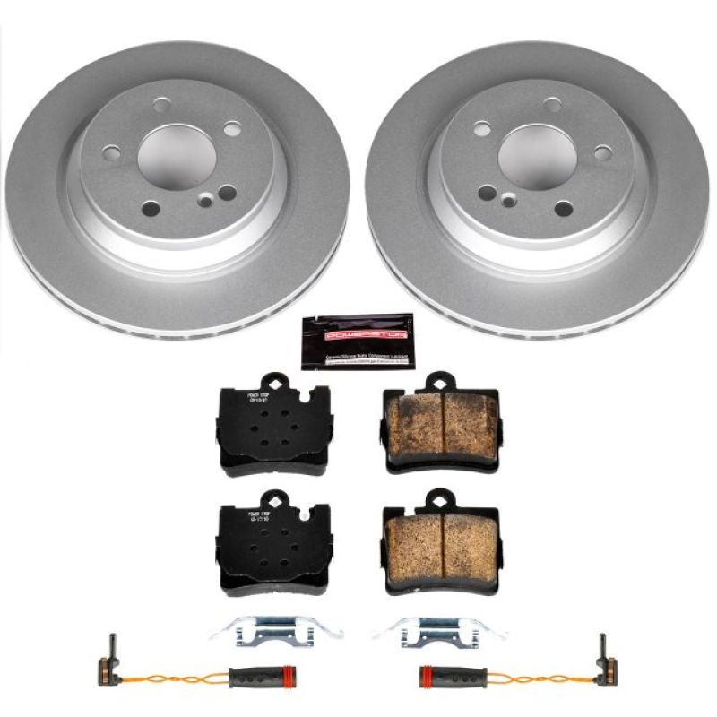 Mercedes-Benz S430 Brake Kit - Rear - PowerStop - Z23 Evolution Sport Coated - `00-`02