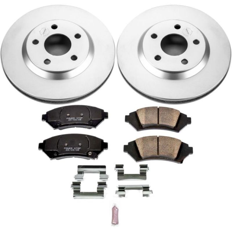 Buick LeSabre Brake Kit - Front - PowerStop - Z17 Evolution Geomet - 2005
