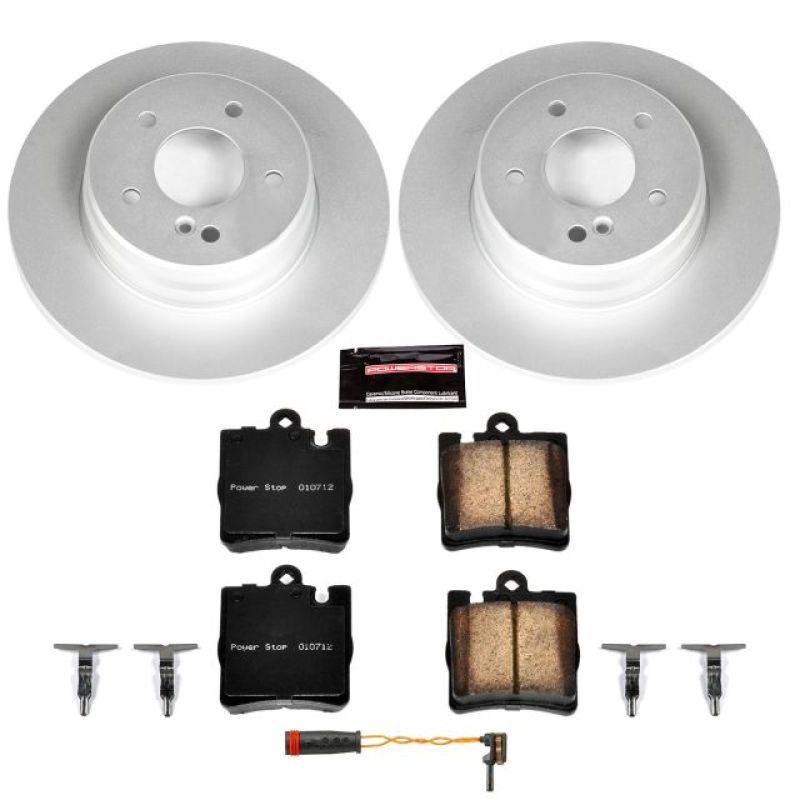 Mercedes-Benz C240 Brake Kit - Rear - PowerStop - Z23 Evolution Sport Coated - `03-`05