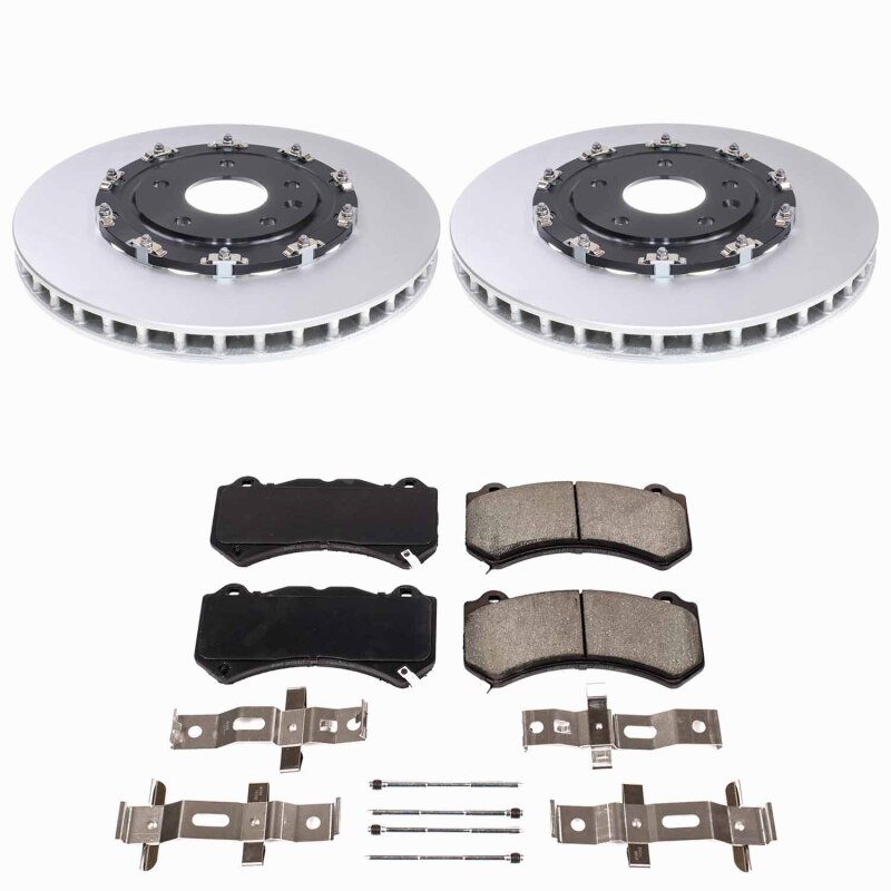 Chevrolet Corvette Brake Kit - Front - PowerStop - Z17 Coated - `15-`19